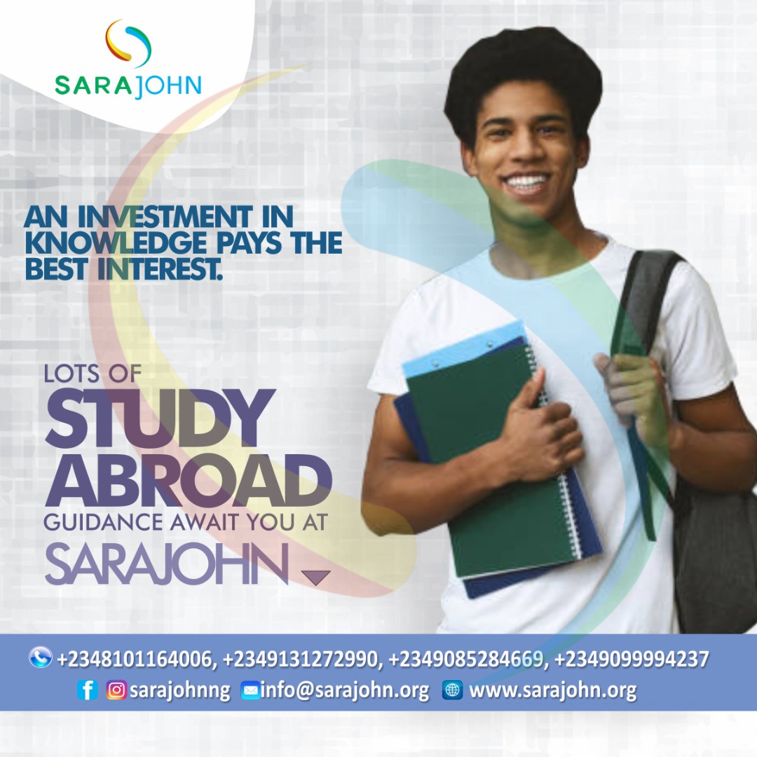Study Abroad with Sarajohn Travels and Tour